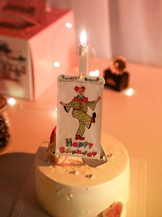 Funny Cake Topper Candle