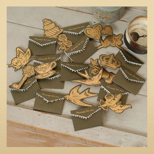 Mini Vintage All-Occasion Notecards 10PCs