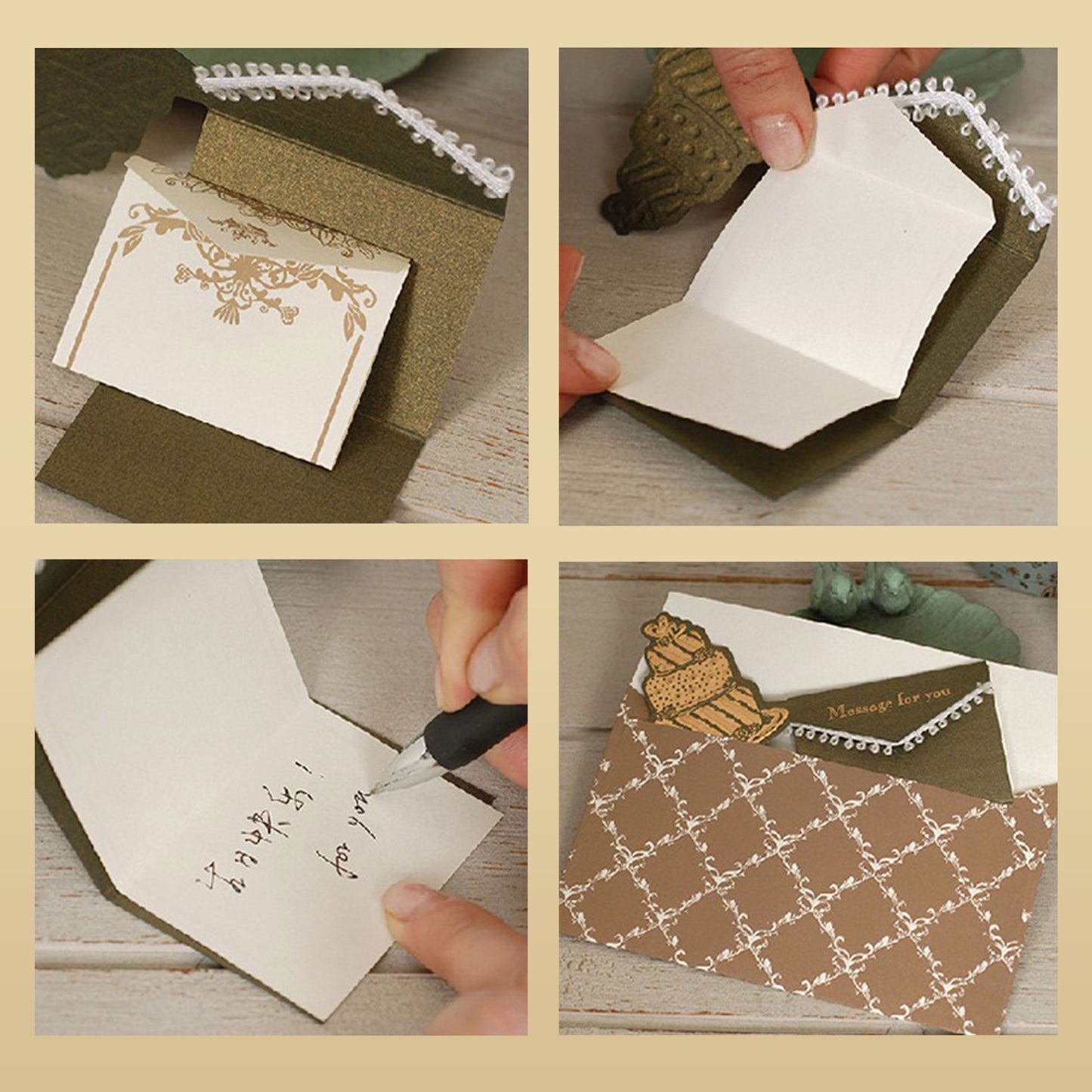 Mini Vintage All-Occasion Notecards 10PCs