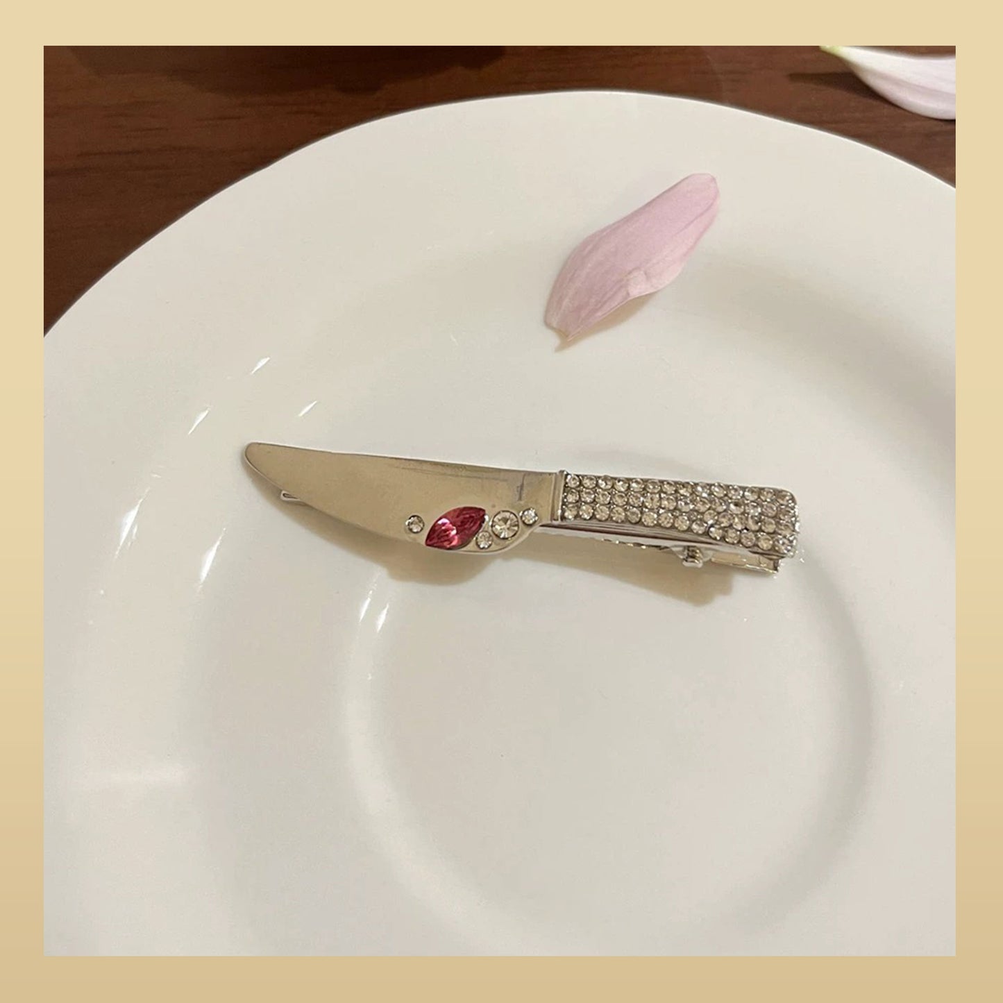 Mini Cutlery Hair Clip Set