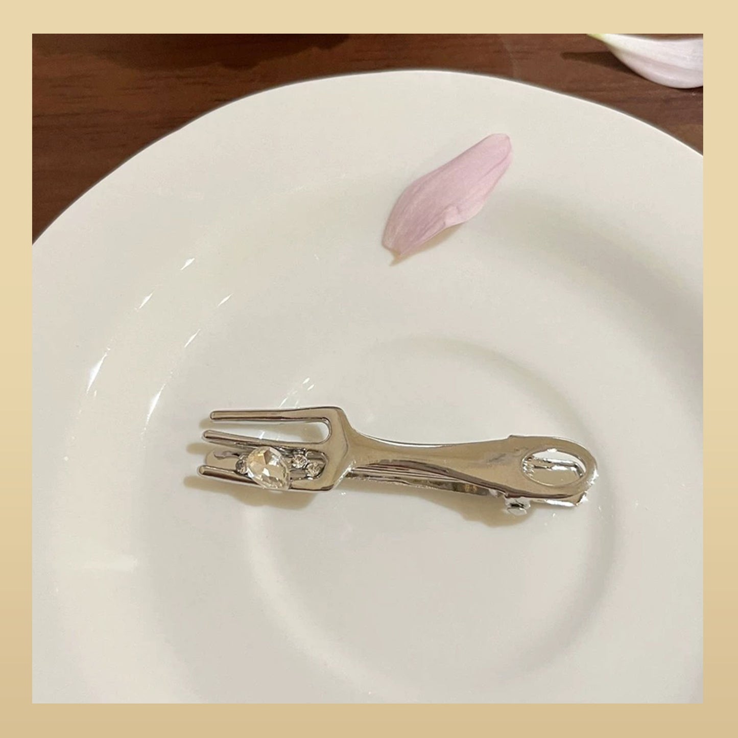 Mini Cutlery Hair Clip Set