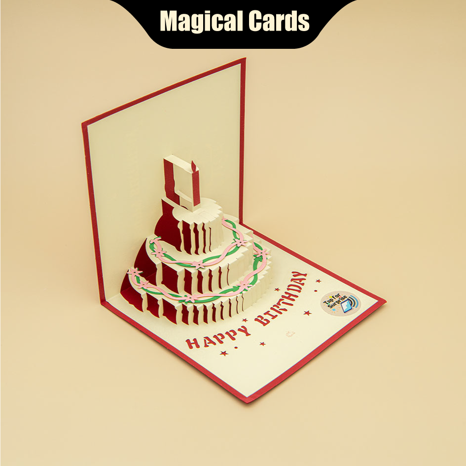 Magical Cards | 3D Cake Card