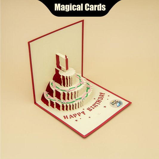 Magical Cards | 3D Cake Card